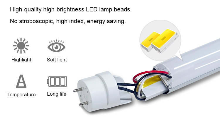 4ft G13 T8 3,240 Lumen (10w/12w/15w/18w/24w) WATTAGE ADJUSTABLE 135lm/W 6CCT (2700/3500K/4000K/5000K/5700K/6500K) KELVIN ADJUSTABLE - CLEAR LENS - "ENERGY MISER" (Copy)