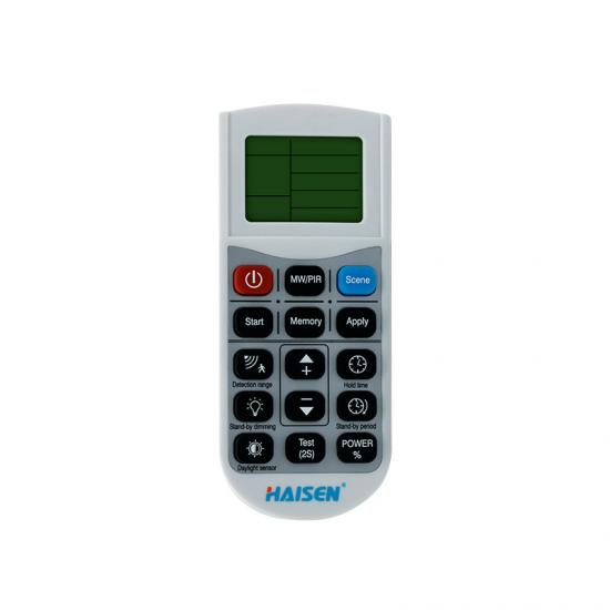 HAISEN REMOTE CONTROL w/LCD SCREEN DISPLAY (Requires Sensor/Remote Receiver Unit) For Shoebox, UFO And Linear High Bay Models