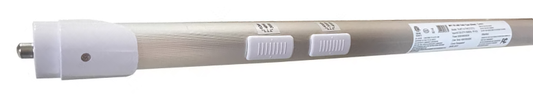 (25-PACK) Fa8 Single Pin T8 LED 8ft 36W-48W-60W Selectable 4000K-5000K-6500K Selectable FROSTED LENS "ENERGY MISER"