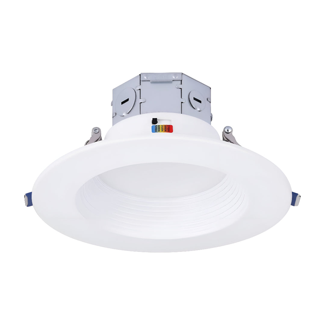 J-Box Integrated Anti-Glare Downlight 4in 10w 5CCT SWITCHABLE (2700K/3000K/3500K/4000K/5000K) Triac Dimmable 1300 Lumens