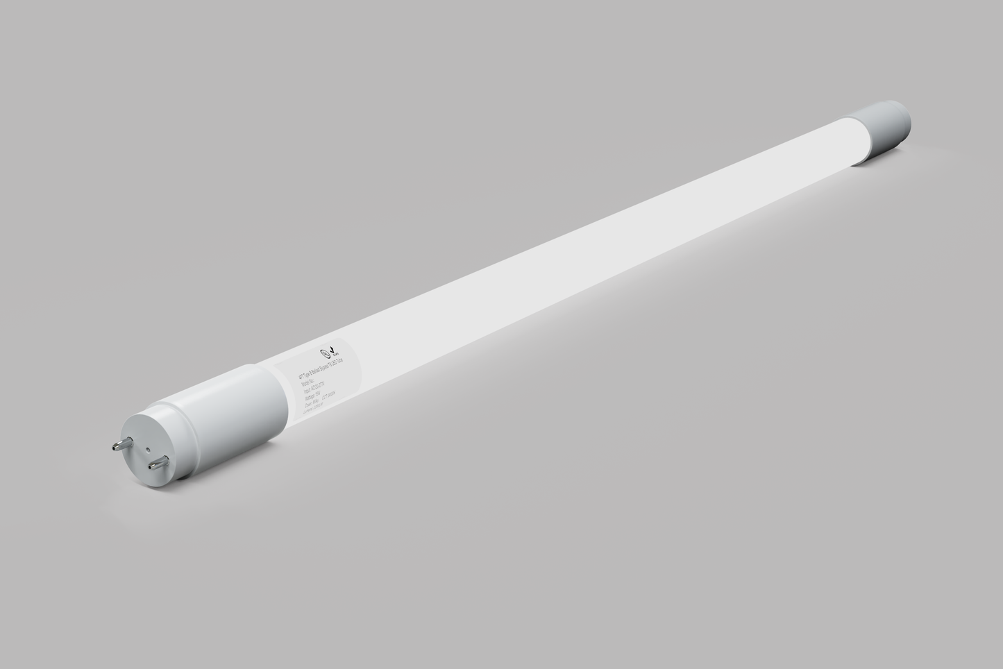 (CASE OF 30) 4ft G13 T8 2,250 Lumen 18W 125lm/W 5000K - FROSTED LENS - (GLASS TUBE) "ENERGY MISER" TYPE B BALLAST BY-PASS