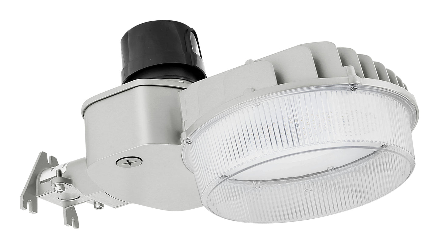 Dusk To Dawn Yard/Street/Barn Security Light SILVER 80w (ADJUSTABLE) 11,500 Lumen (3000/4000/5000K ADJUSTABLE) MAST ARM INCLUDED