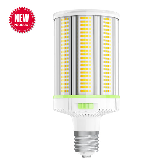 LED RETROFIT LIGHTING 100-277vAC 22,500lm 150W/120W/90W ADJUSTABLE 4500K/5000K/5700K ADJUSTABLE (E39, E40 Socket Mount) HPS, MH, HID REPLACEMENT
