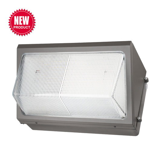 Wall Pack (LARGE BODY) 150W 19,500lm 5000K PRE-INSTALLED PHOTO EYE - GLASS LENS