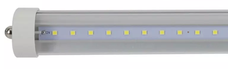 (25-PACK) 8ft Fa8 Single Pin T8 LED (CLEAR LENS) 40W 5000K 130lm/w "ENERGY MISER"