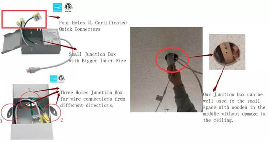 (24-Pack) SQUARE BAFFLE RECESSED DOWNLIGHT 4in 9w Dimmable 5CCT SWITCHABLE (2700K/3000K/3500K/4000K/5000K) Dimmable