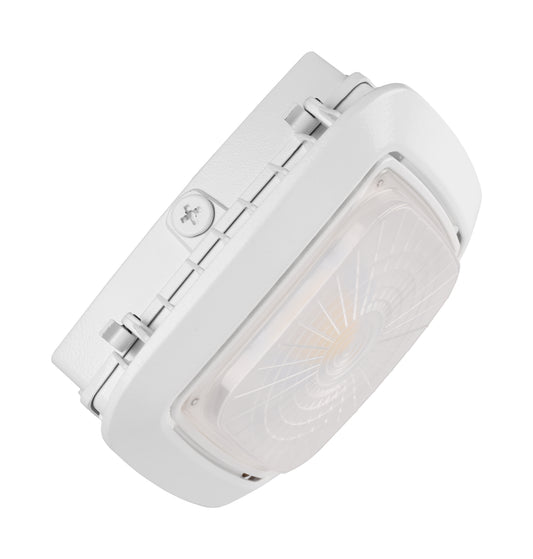 Parking Garage/Canopy Light w/Motion Sensor - Bluetooth App Programmable (30w/50w/75w/100w) 14,000lm 3CCT (3000K/4000K/5000K) Adjustable 100-277vAC