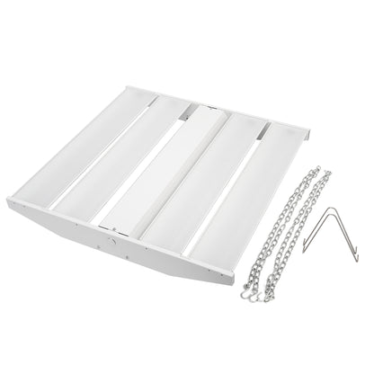 (2-PACK) 200w 2'x2' 40,000 Lumen 200lm/w 5000K DLC Listed High Bay (Hanging Kit Included)