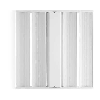 (2-PACK) 200w 2'x2' 40,000 Lumen 200lm/w 5000K DLC Listed High Bay (Hanging Kit Included)
