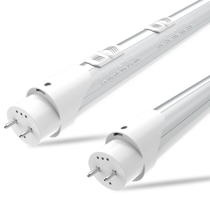4ft G13 T8 3,240 Lumen (10w/12w/15w/18w/24w) WATTAGE ADJUSTABLE 135lm/W 6CCT (2700/3500K/4000K/5000K/5700K/6500K) KELVIN ADJUSTABLE  - CLEAR LENS - "ENERGY MISER" (Copy)