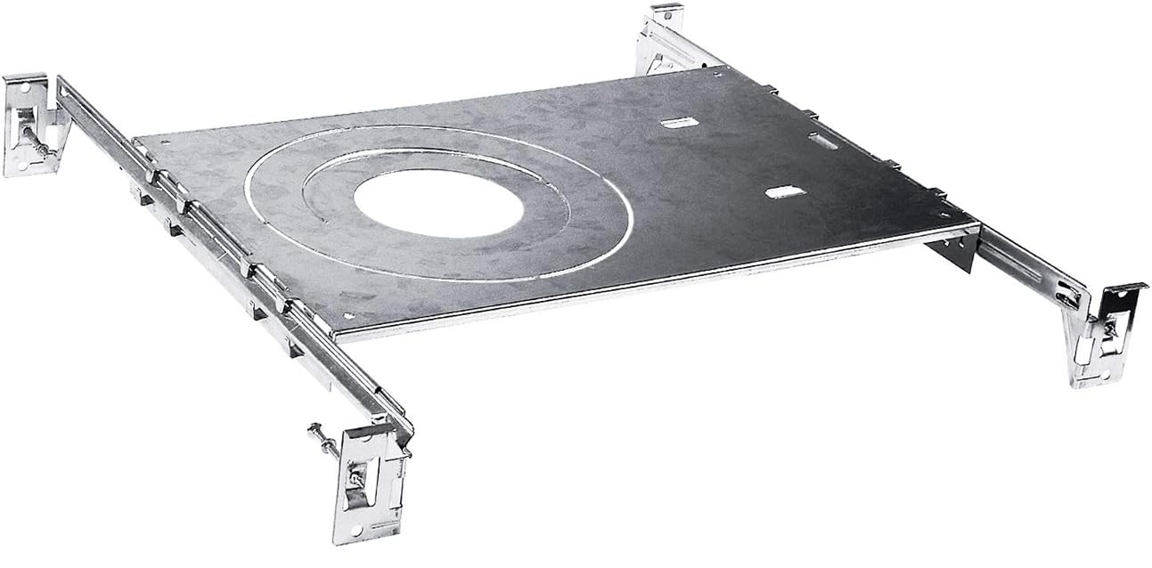 (10-PACK) New Construction ADJUSTABLE Mounting Plate 3"-4"-6" (FOR USE WITH ROUND/SQUARE CANLESS DOWNLIGHT)