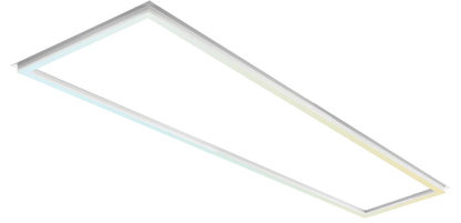 (2-PACK) LED Frame Light 2'x4' 3CCT COLOR ADJUSTABLE / WATTAGE ADJUSTABLE 0-10v Dimmable DLC Listed