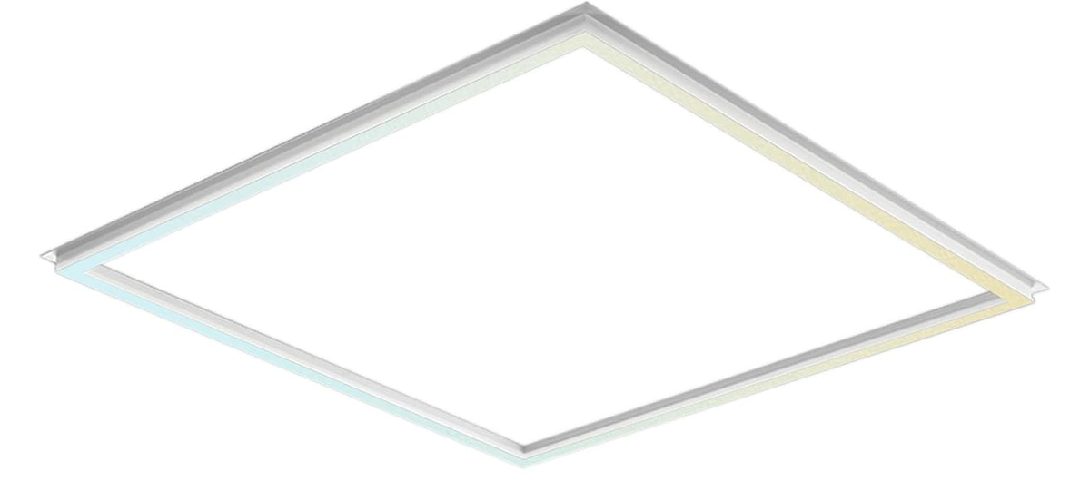(2-PACK) LED Frame Light 2'x2' 3CCT COLOR ADJUSTABLE / WATTAGE ADJUSTA ...
