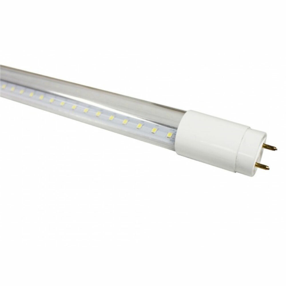 (CASE OF 30) 4ft G13 T8 2,300 Lumen 18W 127lm/W 5000K - CLEAR LENS - (GLASS TUBE) "ENERGY MISER" TYPE B BALLAST BY-PASS