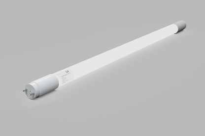 (CASE OF 30) 4ft G13 T8 2,250 Lumen 18W 125lm/W 5000K - FROSTED LENS - (GLASS TUBE) "ENERGY MISER" TYPE B BALLAST BY-PASS