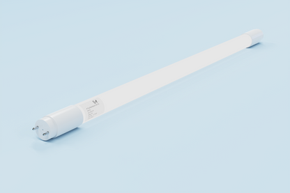 (CASE OF 30) 4ft G13 T8 2,250 Lumen 18W 125lm/W 5000K - FROSTED LENS - (GLASS TUBE) "ENERGY MISER" TYPE B BALLAST BY-PASS