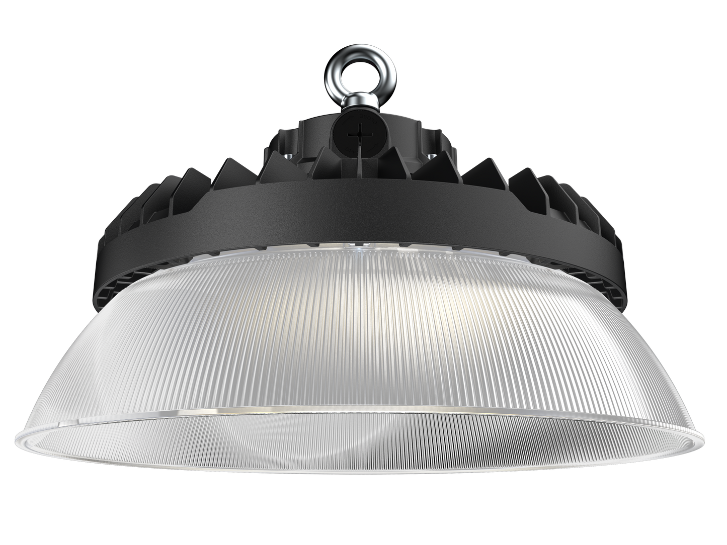 PRO-SELECT UFO High Bay 120-277V 150lm/w  150w/120w/100w Selectable 3500K/4000K/5000K Tunable W/Pre-Installed 12V AUX PIN Sensor Socket 22,500 Lumens w/6ft Whip Cord