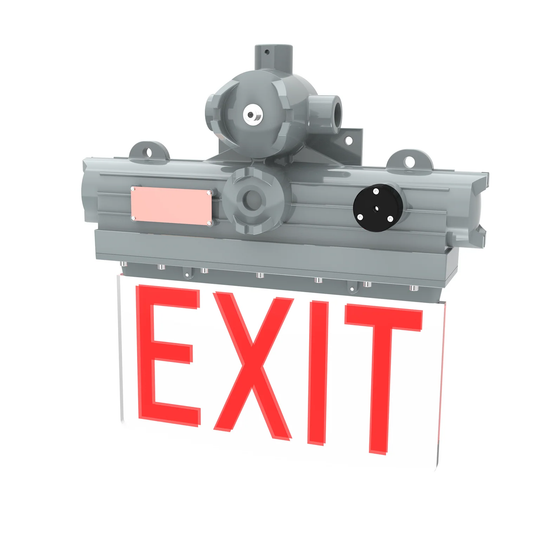 5W Explosion-Proof Emergency Exit Sign Light – Class I Division 1-Red Sign-UL Certified