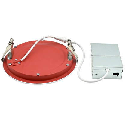 Ultra Thin ROUND 6-Inch Fire-Rated LED Downlight–15W-1200 Lumens-5CCT Selectable