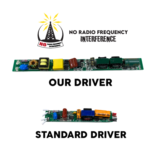 Linkable LED T8 8ft 144w 17,654 Lumen FROSTED LENS (NO RF) Quad-Row w/Mounting Hardware