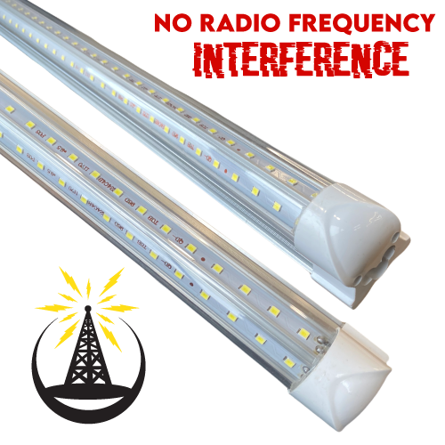 Linkable LED T8 2ft 18w 2,736 Lumen CLEAR LENS (NO RF) V-Series w/Mounting Hardware