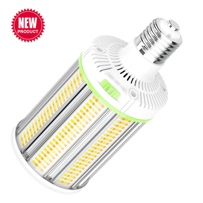 LED RETROFIT LIGHTING 100-277vAC 15,000lm 100W/80W/60W ADJUSTABLE 4500K/5000K/5700K ADJUSTABLE (E39, E40 Socket Mount) HPS, MH, HID REPLACEMENT