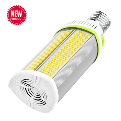 LED HORIZONTAL RETROFIT LIGHTING 100-277vAC 18,000lm  120W/100W/80W ADJUSTABLE 4500K/5000K/5700K ADJUSTABLE (E39, E40 Socket Mount) HPS, MH, HID REPLACEMENT