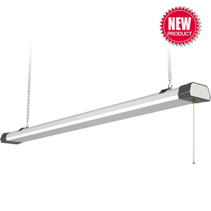 4ft 120W SHOP LIGHT 15,600lm - LINKABLE-  W/PULL SWITCH - NO RF DRIVER