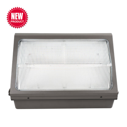 Wall Pack (LARGE BODY) 150W 19,500lm 5000K PRE-INSTALLED PHOTO EYE - GLASS LENS