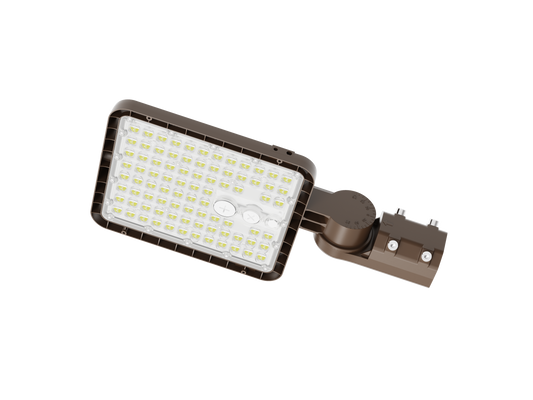 300W LED Flood Light 45,000LM AC 120~277V w/On-Off Photocell and 12vDC Audio Jack Sensor Base (KELVIN ADJUSTABLE) (WATTAGE ADJUSTABLE) UNIVERSAL MOUNTING BRACKET INCLUDED