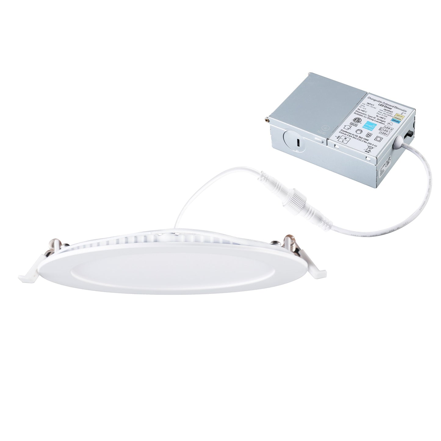 Ultra Thin ROUND 3in 6w 5CCT SWITCHABLE (2700K/3000K/3500K/4000K/5000K) Dimmable