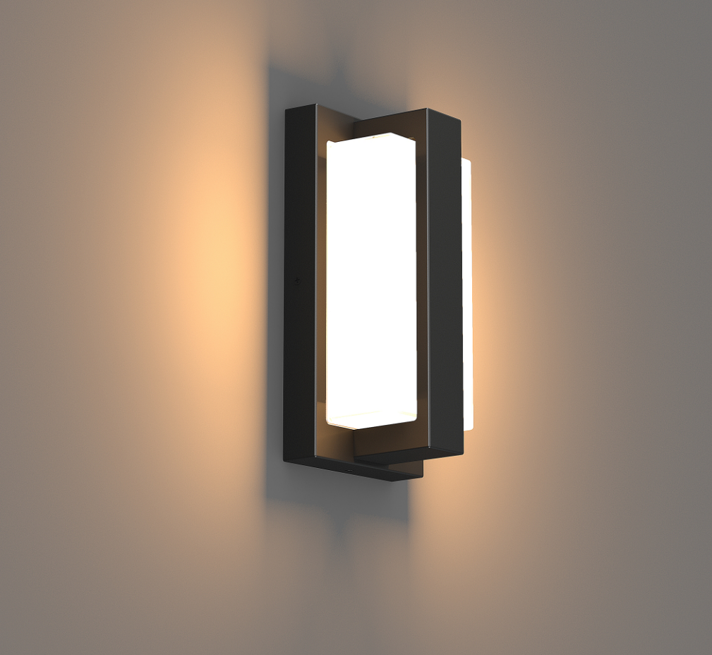 14" 22W 5CCT WALL SCONCE (BLACK) KELVIN ADJUSTABLE