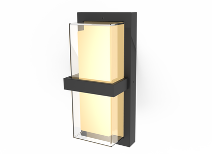 14" 22W 5CCT WALL SCONCE (BLACK) KELVIN ADJUSTABLE
