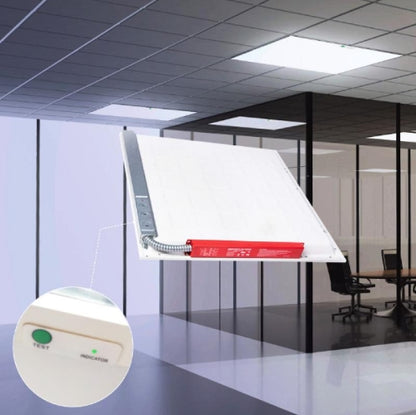 (4-PACK) LED BACK-LIT Panel Light w/Pre-Installed Emergency Backup Driver, w/Sensor Base 15/20/25/30/40W Adjustable 5000lm 2'X2' 5CCT Kelvin Adjustable 0-10v Dimmable DLC Listed