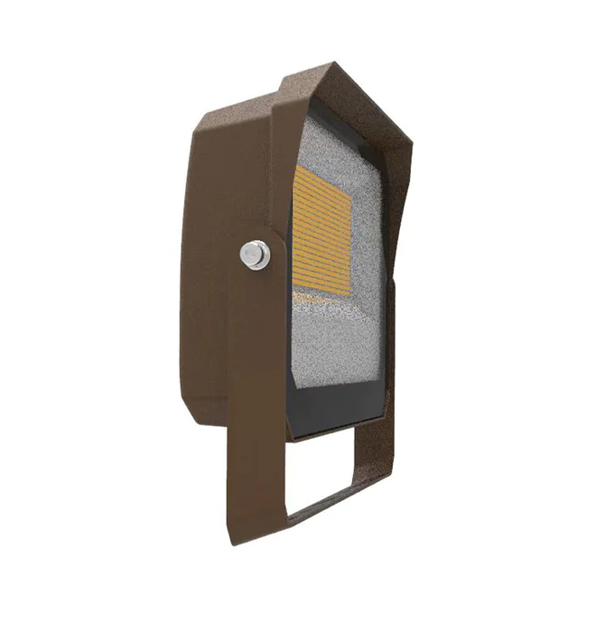 Yoke Mount Flood Light WATTAGE ADJUSTABLE (35w/20w/15w) 3CCT KELVIN ADJUSTABLE (3000K/4000K/5000K) 120V-277V 135lm/w