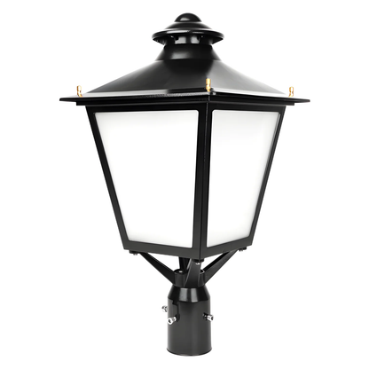 LED Decorative Post Light-30W/50W/60W Selectable-3000K/4000K/5000K Tunable-AC 120~277V-Fits Up to 3 Inch Pole Top