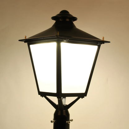 LED Decorative Post Light-30W/50W/60W Selectable-3000K/4000K/5000K Tunable-AC 120~277V-Fits Up to 3 Inch Pole Top